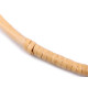 Cerc din bambus ø25 cm - Negru (1 Bucată)
