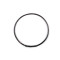 Bambusring, ø 25 cm - Schwarz (1 Stück)