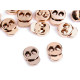 Butée de cordon métallique, 15 x 18 mm - Laiton vintage (4 Pièces) Butée de cordon métallique, 15 x 18 mm - Laiton vintage (4 Pièces)