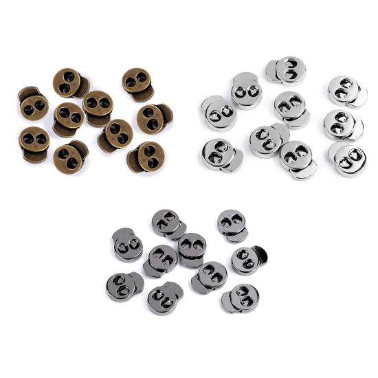 Butée de cordon métallique, 15 x 18 mm - Laiton vintage (4 Pièces) Butée de cordon métallique, 15 x 18 mm - Laiton vintage (4 Pièces)