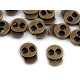 Butée de cordon métallique, 15 x 18 mm - Laiton vintage (4 Pièces) Butée de cordon métallique, 15 x 18 mm - Laiton vintage (4 Pièces)
