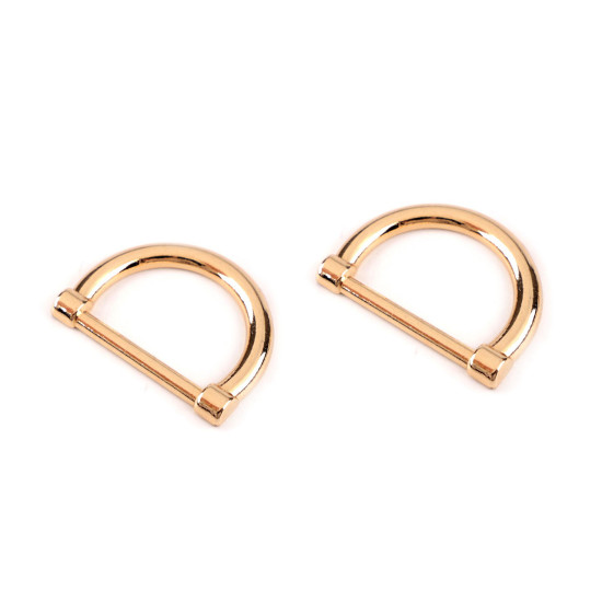 D karika félkarika átmérője 20 mm lapos - Nikkel (2 Darabok)
