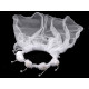Couronne pour cheveux avec voile - Rose (1 Pièce) Couronne pour cheveux avec voile - Rose (1 Pièce)