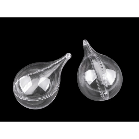 Pudełeczko plastikowe dwuczęściowe - dzwonek, choinka, kropla, gwiazda - Transparent (2 Sztuki) Pudełeczko plastikowe dwuczęściowe - dzwonek, choinka, kropla, gwiazda - Transparent (2 Sztuki)