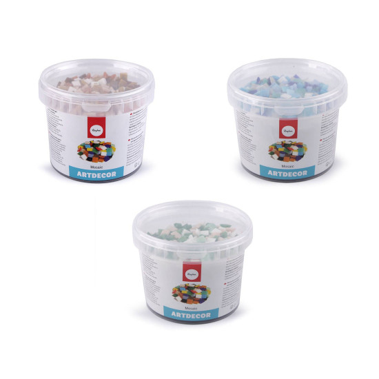 Pietre mozaic de sticla 1 kg - Albastru delta (1 Bucată) Pietre mozaic de sticla 1 kg - Albastru delta (1 Bucată)