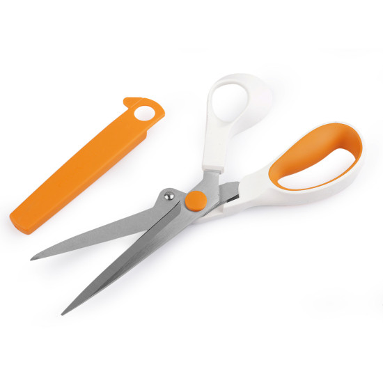 Fiskars tailor's scissors for thick fabrics, length 21 cm - White (1 Piece) Fiskars tailor's scissors for thick fabrics, length 21 cm - White (1 Piece)