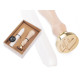 Wax seal stamp set, hearts - White (1 Set) Wax seal stamp set, hearts - White (1 Set)