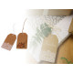 Paper tag / name tag with print 50x90 mm - Natural brown (100 Pieces) Paper tag / name tag with print 50x90 mm - Natural brown (100 Pieces)