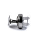 Magnetic snap fasteners, snap clasps buttons ø14 mm - Nickel (4 Sets) Magnetic snap fasteners, snap clasps buttons ø14 mm - Nickel (4 Sets)