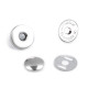 Magnetic snap fasteners, snap clasps buttons ø14 mm - Nickel (4 Sets) Magnetic snap fasteners, snap clasps buttons ø14 mm - Nickel (4 Sets)