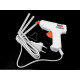 Low temperature melt gun, for glue ø7 mm - White (1 Piece) Low temperature melt gun, for glue ø7 mm - White (1 Piece)