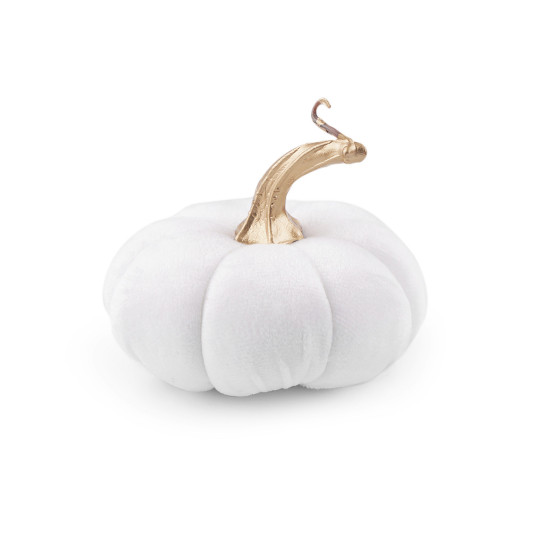 Dekoracja pluszowa dynia - White (3 Sztuki) Dekoracja pluszowa dynia - White (3 Sztuki)