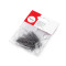 Floral fern u-pins / u-shape greening pins - Nickel antik (1 Bag)
