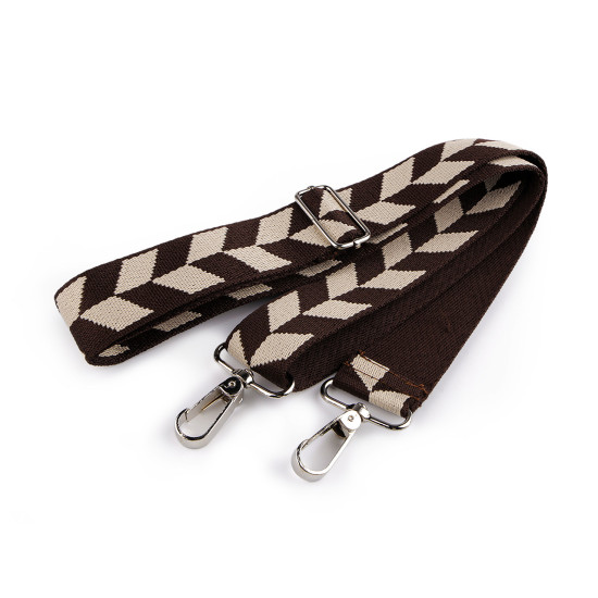Adjustable shoulder strap replacement width 3.8 cm - Brown (1 Piece) Adjustable shoulder strap replacement width 3.8 cm - Brown (1 Piece)