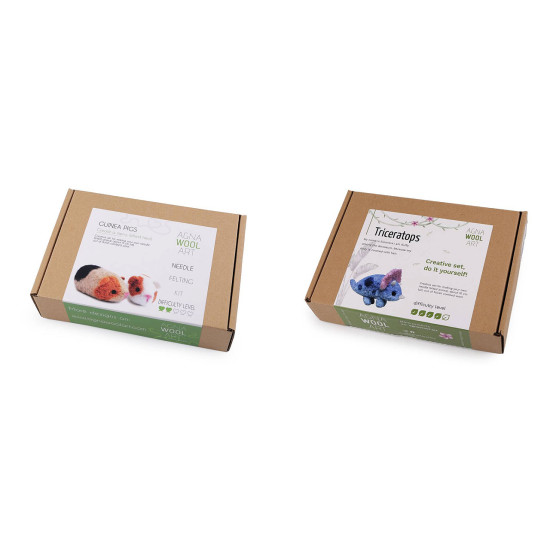 Kit de animales de fieltro para coser - Azul (1 Caja) Kit de animales de fieltro para coser - Azul (1 Caja)