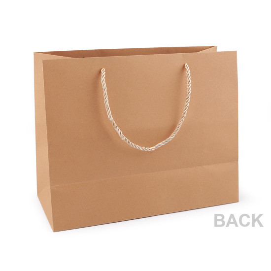 Torebka papierowa natural z okienkiem i szerokim dnem - Naturalny brąz (10 Sztuki) Torebka papierowa natural z okienkiem i szerokim dnem - Naturalny brąz (10 Sztuki)