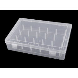 Cérnatartó tüske doboz 24 db cérnához - Transparent (1 Darab)