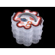 Plastic box / storage, 3 floors - Transparent (2 Pieces) Plastic box / storage, 3 floors - Transparent (2 Pieces)