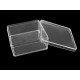 Plastic box / storage box with lid 9.5x9.5x4 cm - Transparent (10 Pieces) Plastic box / storage box with lid 9.5x9.5x4 cm - Transparent (10 Pieces)