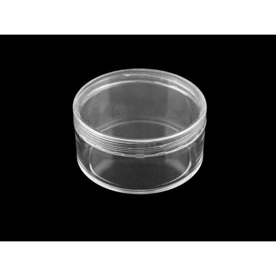 Pojemnik plastikowy 6,8x3,4 cm zakręcany - Transparent (6 Sztuki) Pojemnik plastikowy 6,8x3,4 cm zakręcany - Transparent (6 Sztuki)