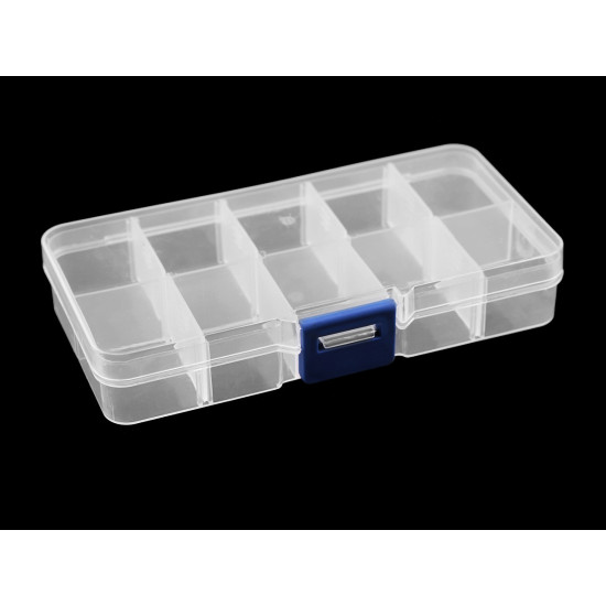 Plastic container / storage box 6.8x12.7x2.2 cm - Transparent (1 Piece) Plastic container / storage box 6.8x12.7x2.2 cm - Transparent (1 Piece)