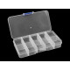 Plastic container / storage box 6.8x12.7x2.2 cm - Transparent (1 Piece) Plastic container / storage box 6.8x12.7x2.2 cm - Transparent (1 Piece)