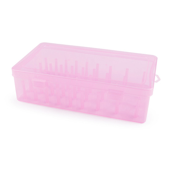Cérnatartó tüske doboz 42 db cérnához - Transparent (1 Darab) Cérnatartó tüske doboz 42 db cérnához - Transparent (1 Darab)