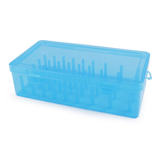 Cérnatartó tüske doboz 42 db cérnához - Transparent (1 Darab) Cérnatartó tüske doboz 42 db cérnához - Transparent (1 Darab)