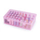 Cérnatartó tüske doboz 42 db cérnához - Transparent (1 Darab) Cérnatartó tüske doboz 42 db cérnához - Transparent (1 Darab)