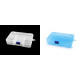 Plastic box / storage tray 3.3x9.5x14.5 cm - Transparent (16 Pieces) Plastic box / storage tray 3.3x9.5x14.5 cm - Transparent (16 Pieces)
