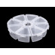 Pojemnik plastikowy / organizer ø10 cm - Transparent (4 Sztuki) Pojemnik plastikowy / organizer ø10 cm - Transparent (4 Sztuki)
