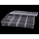 Boîte de rangement en plastique, 15 x 23 x 3,4 cm - Transparent (1 Pièce) Boîte de rangement en plastique, 15 x 23 x 3,4 cm - Transparent (1 Pièce)