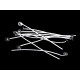 Candle making - candle wick with base / sustainer tab, 13.4 cm - White (10 Pieces) Candle making - candle wick with base / sustainer tab, 13.4 cm - White (10 Pieces)