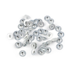 Blaszki do knotów ø12 mm - Nikiel (50 Sztuki)