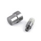 Hand press dies mold for double cap rivets ø8 mm - Nickel (1 Set) Hand press dies mold for double cap rivets ø8 mm - Nickel (1 Set)