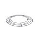 Wire base for wreath making ø25 cm - Black (1 Piece) Wire base for wreath making ø25 cm - Black (1 Piece)