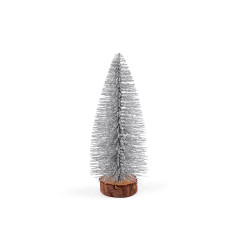 Arbre de noël décoratif - Argent (1 Pièce)