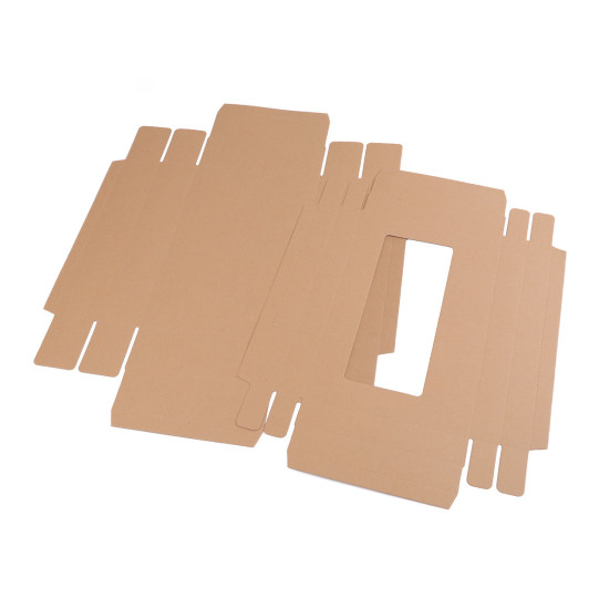 Paper box with see-through window - White (1 Piece) Paper box with see-through window - White (1 Piece)