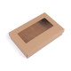 Paper box with see-through window - White (1 Piece) Paper box with see-through window - White (1 Piece)