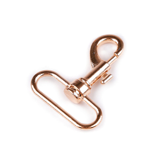 Mousqueton métallique pour sangle de 38 mm - Laiton vintage (1 Pièce) Mousqueton métallique pour sangle de 38 mm - Laiton vintage (1 Pièce)