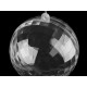 Plastic fillable ball ornament ø8 cm - Transparent (5 Pieces) Plastic fillable ball ornament ø8 cm - Transparent (5 Pieces)