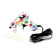Hot melt gun set, for glue ø7 mm - Multicolor (12 Pieces) Hot melt gun set, for glue ø7 mm - Multicolor (12 Pieces)