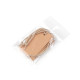Natural paper tag with metal grommet 40x70 mm - Natural brown (4 Pieces) Natural paper tag with metal grommet 40x70 mm - Natural brown (4 Pieces)