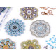 Creative art kit - mandala pendants - As pictured (1 Set) Creative art kit - mandala pendants - As pictured (1 Set)