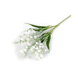 Artificial flower - lily of the valley - White (1 Piece)