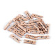 Mini-holzklammer 3 x 26 mm - Weiß (120 Stücke)