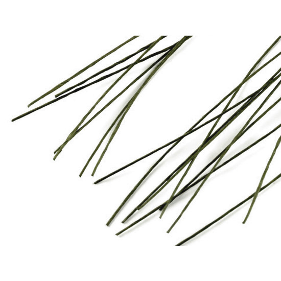 Drut florystyczny ø1 mm, długość 60 cm - Zielony (10 Sztuki)