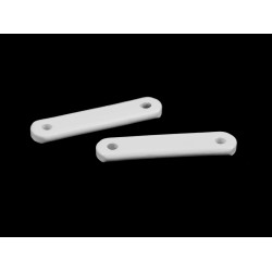 Sztabka ołowiana emaliowana do firanek, zasłon 13 g - White (2 Sztuki)