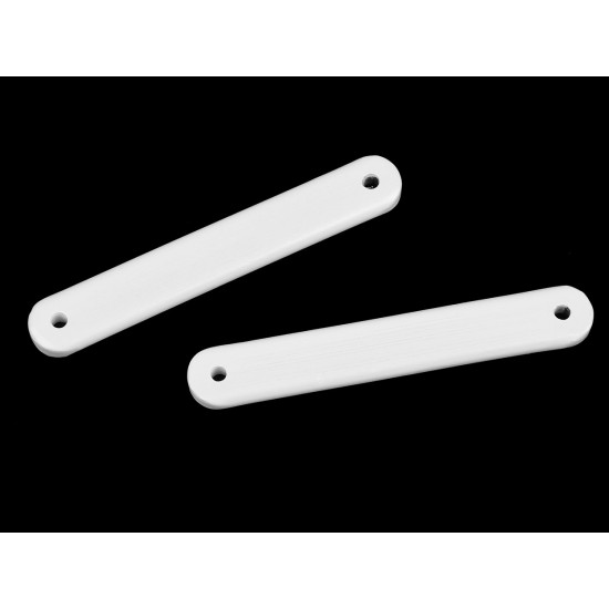 Sztabka ołowiana emaliowana do firanek, zasłon 50 g - White (25 Sztuki) Sztabka ołowiana emaliowana do firanek, zasłon 50 g - White (25 Sztuki)