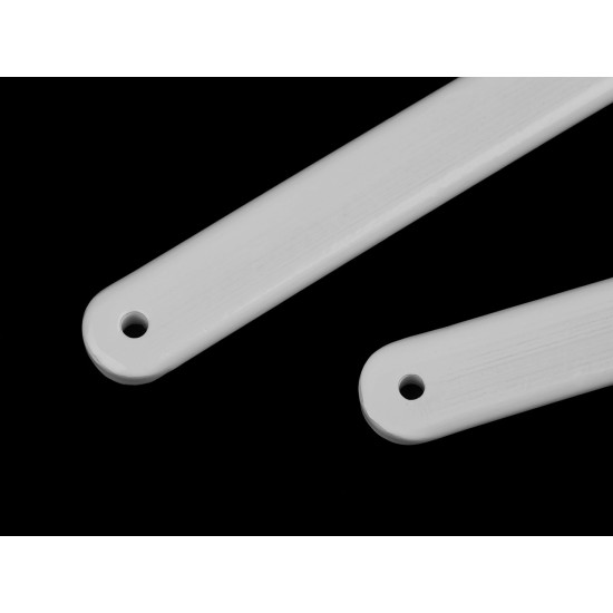 Sztabka ołowiana emaliowana do firanek, zasłon 50 g - White (25 Sztuki) Sztabka ołowiana emaliowana do firanek, zasłon 50 g - White (25 Sztuki)